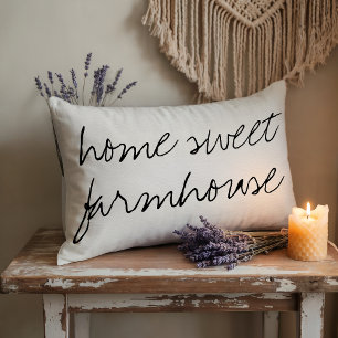 Rectangle Maison Douce Ferme Coussin Lombaire