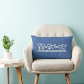 Rectangle Mariage Égalité / One Love coussin personnalisé (Chaise)
