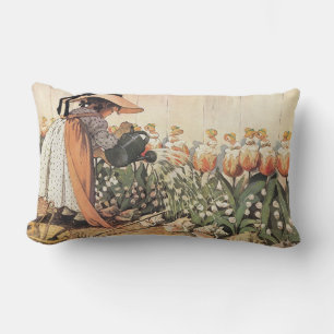 Rectangle Mary, Mary, Assez Contraire Nursery Rhyme Coussin