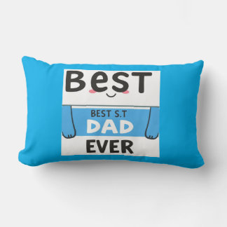 Rectangle Meilleur papa Jamais Lumberjack Coussin - Rustic P