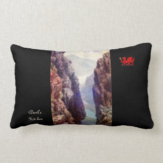 Rectangle Merveilles de coussin du Pays de Galles