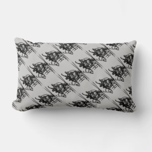 Rectangle MH-6 Petit Coussin Lumbar en polyester pour oiseau