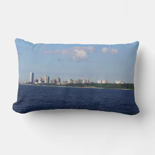 Rectangle Milwaukee Skyline coussin lombaire (Recto)