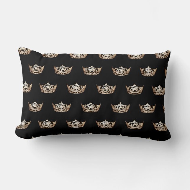 Rectangle Miss America Style Coussin de la Couronne (Recto)