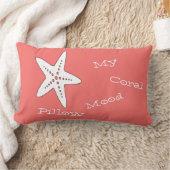 Rectangle Mon Coussin de Jeté en Étoile de Mer Humeur Corall (Couverture)