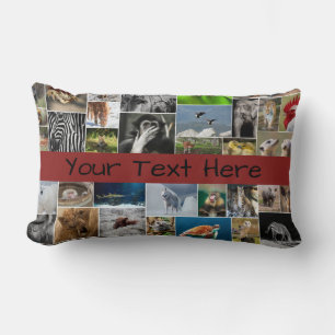 Rectangle Mon Coussin de Lancer Royaume Animal