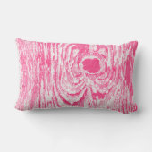 Rectangle Motif Coussin rose chaud (Verso)