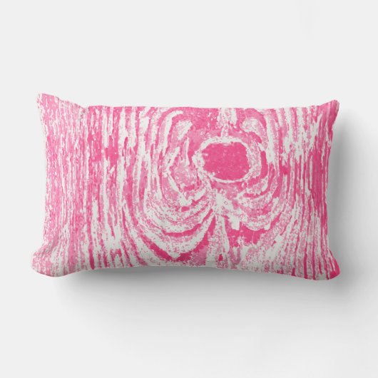 Rectangle Motif Coussin rose chaud (Recto)