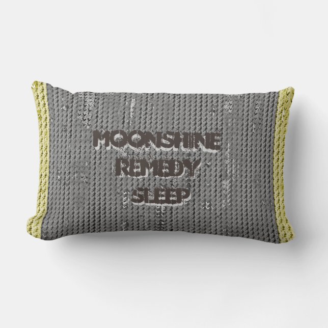 Rectangle MVB Faux Burlap Coussin 2 Torn/Blue Moonshine 2BJY (Recto)