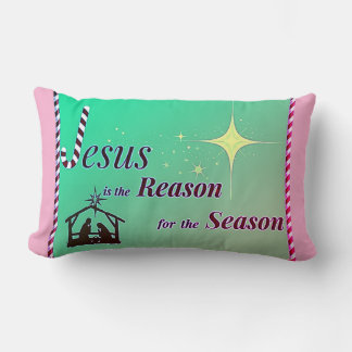 Rectangle Noël Jésus est le Coussin de la raison
