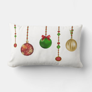 Rectangle Noël Ornement Coussin de Noël