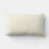Rectangle Nom personnalisé coussin bébé (Verso)
