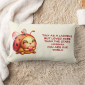 Rectangle Nom personnalisé coussin bébé (Couverture)