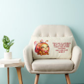 Rectangle Nom personnalisé coussin bébé (Chaise)