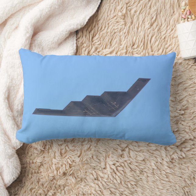 Rectangle Northrop Grumman B-2 Spirit Lumbar Coussin (Couverture)