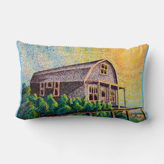 Rectangle Nostalgique Old Home Lumbar Coussin