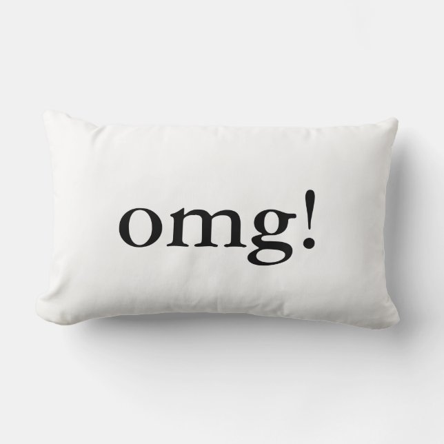 Rectangle omg ! coussin (Recto)
