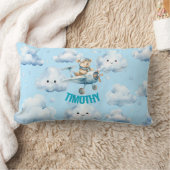 Rectangle Ours en peluche Aviateur Coussin Lombaire (Couverture)