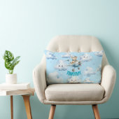 Rectangle Ours en peluche Aviateur Coussin Lombaire (Chaise)