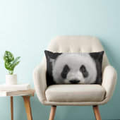 Rectangle Panda Pop Art Lumbar Coussin (Chaise)