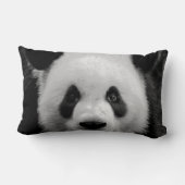 Rectangle Panda Pop Art Lumbar Coussin (Verso)