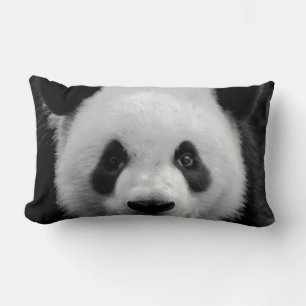 Rectangle Panda Pop Art Lumbar Coussin