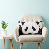 Rectangle Panda Pop Art Lumbar Coussin (Chaise)