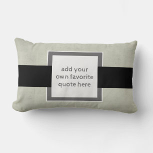 Rectangle personnalisé ajouter votre devis coussin moderne g