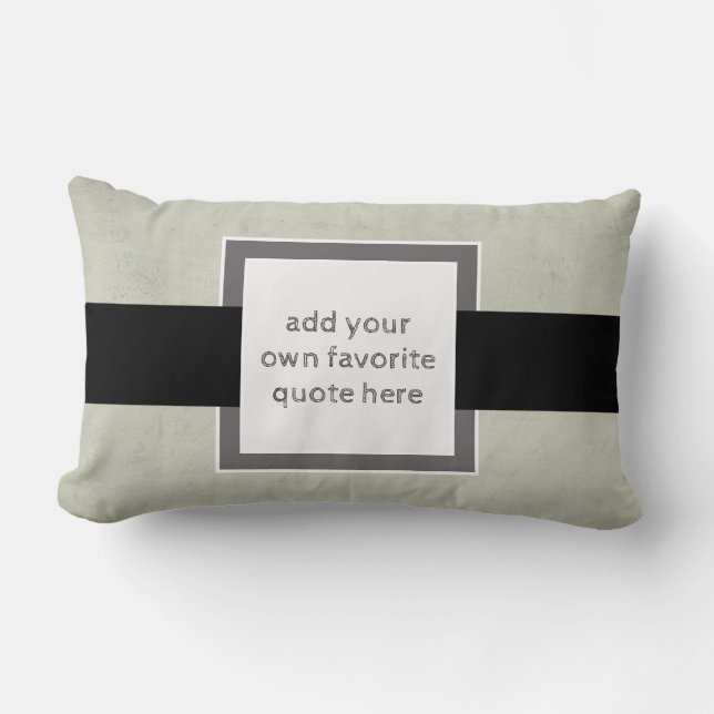 Rectangle personnalisé ajouter votre devis coussin moderne g (Recto)