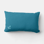 Rectangle Petit coussin de faire-part de naissance de marin (Verso)