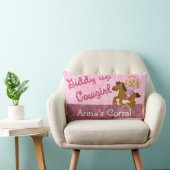 Rectangle Petite fille Western Coussin chambre pour enfant (Chaise)