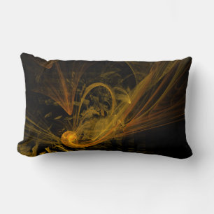 Rectangle Point de rupture Abstrait Art Lumbar Coussin