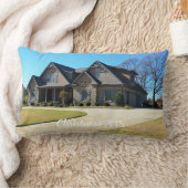 Rectangle Premier Noël dans notre nouvelle maison, coussin p (Couverture)