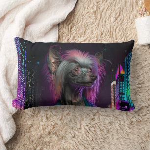 Rectangle Punky the Chinese Crested Chig Coussin
