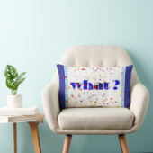 Rectangle QUOI! Coussin Lombaire Décorateur de Logo (Chaise)