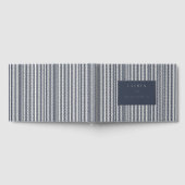 Rectangle rayé élégant marine (Complet)