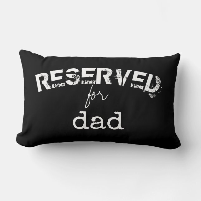 Rectangle réservé aux devis papa coussin noir et blanc (Recto)