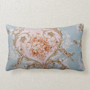 Rectangle Roses victoriens - Lumbar Coussin / Marie Antoinet