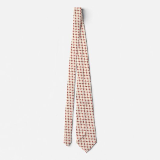 Rectangle rouge Double Bonheur Cravate Mariage chi (Dos)
