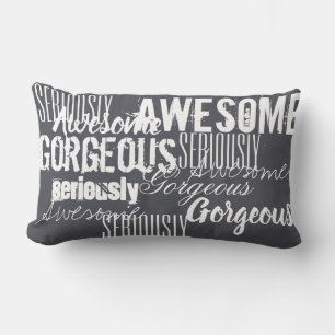 Rectangle Sérieux Superbe Coussin Jeu d'Oreiller