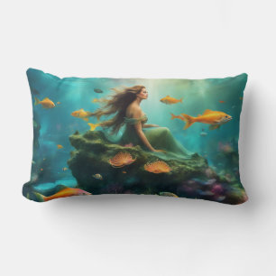 Rectangle Sirène - Coussin Lumbar 13" x 21"