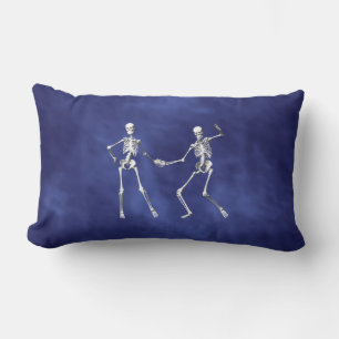 Rectangle Skeletons de danse en Coussin à Haze Purple Lumbar