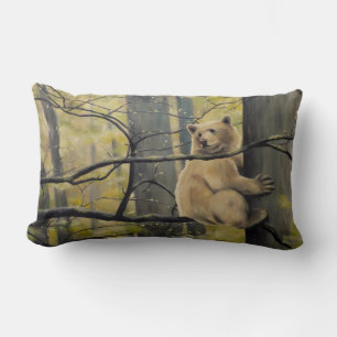 Rectangle Spirit Bear Art Coussin personnalisé Kermode Ours 