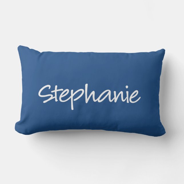Rectangle Stéphanie Coussin - Script moderne (Recto)