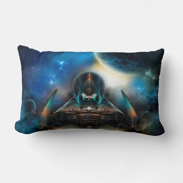 Rectangle Tamalin 5 Science Fiction Oeuvre Lumbar Coussin (Recto)