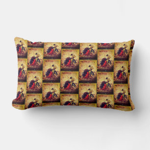 Rectangle Tapisserie Vintage Corrida Matador Mexique Coussin