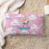 Rectangle Teddy Bear Aviator Lumbar Coussin (Couverture)