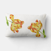 Rectangle Tulipes fières sur un Coussin Lumbar (Verso)