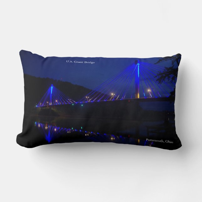 Rectangle U.S. Grant Bridge lumbar coussin (Recto)