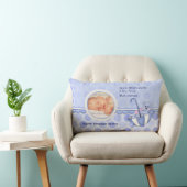 Rectangle Umbrella Teddy Pois Blue Photo Coussin (Chaise)